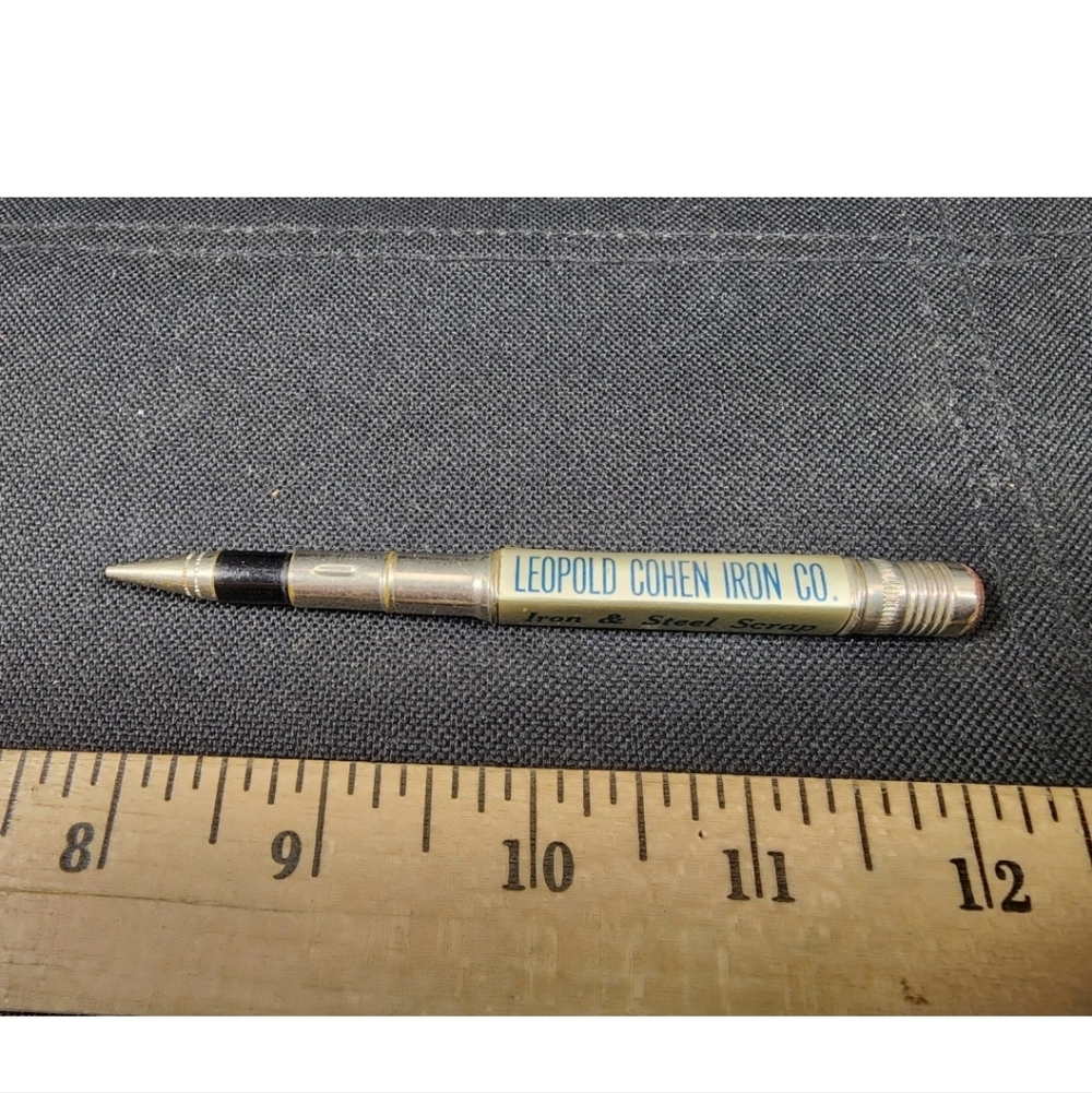 Antique Advertising Pencil Leopold Cohen Iron Company Chicago Illinois